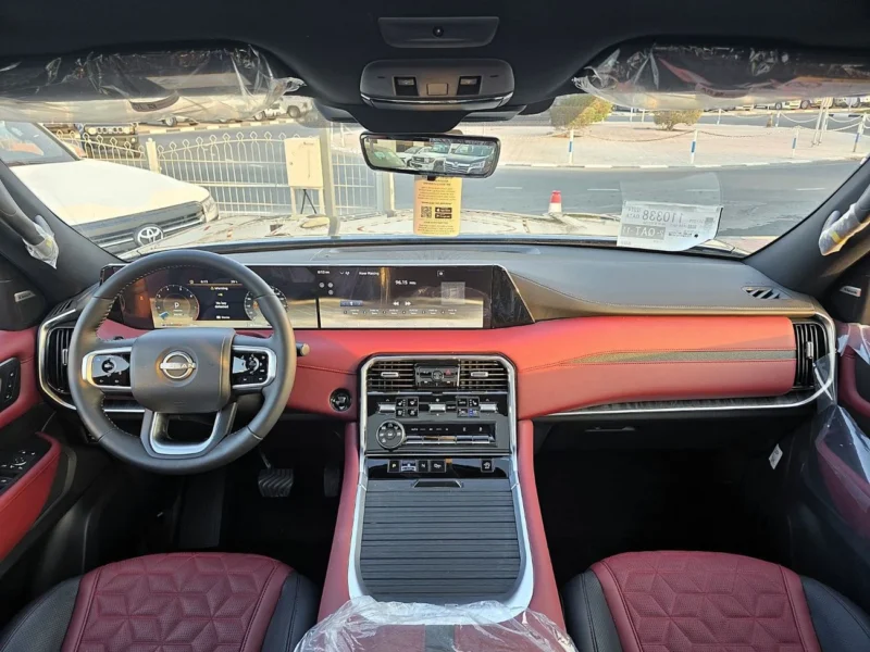2026 Nissan Patrol LE Titanium 3.5 Litres Twin Turbo 6 Cylinders Petrol Engine Black Red SUV