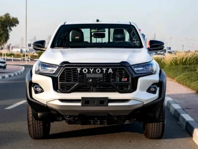 2026 Toyota Hilux GR Sport 4.0 Litres 6 Cylinders Petrol Engine White Black Pickup Truck GCC Spec
