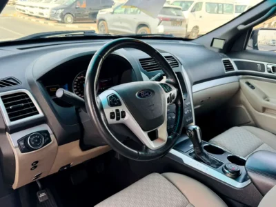 2012 Ford Explorer XLT 3.5 Litres Ti-VCT V6 Petrol Engine Black Beige SUV Japanese Specs