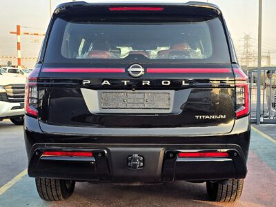 2026 Nissan Patrol LE Titanium 3.5 Litres Twin Turbo 6 Cylinders Petrol Engine Black Red SUV