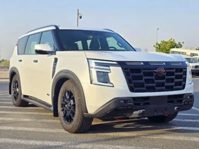 2026 Nissan Patrol PRO 4X 3.5 Litres 6 Cylinders Petrol Engine White Black SUV GCC Specs