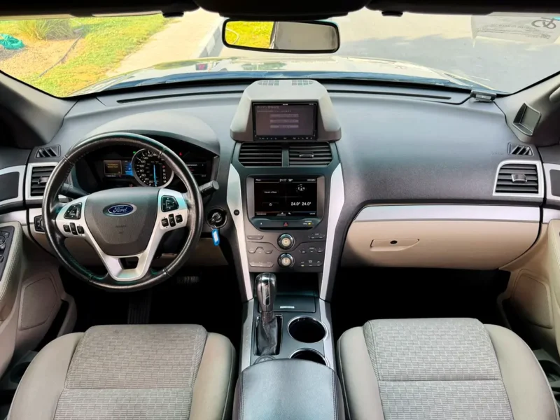 2012 Ford Explorer XLT 3.5 Litres V6 Petrol Engine Black Beige SUV Japanese Specs Automatic