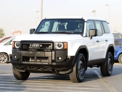 2025 Toyota Prado 4 Cylinders Petrol Engine White Black SUV GCC Specs Automatic