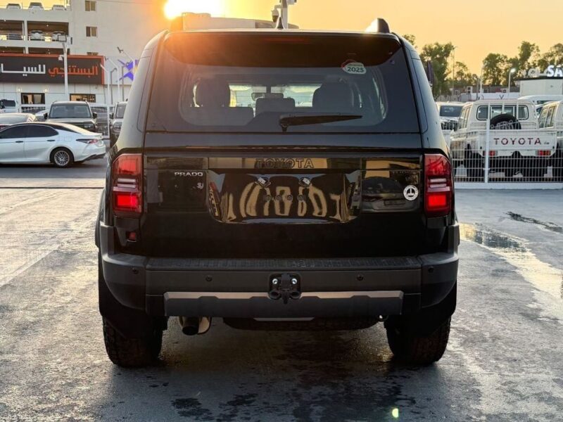 2025 Toyota Prado VXR 2.4 Litres 4 Cylinders Petrol Engine Black Brown SUV GCC Specs