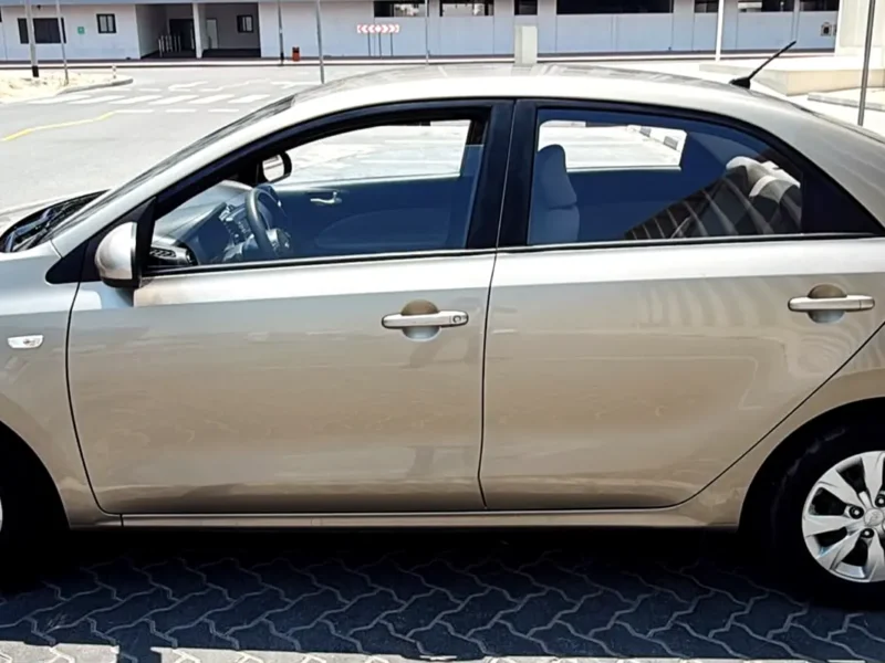 2020 Kia Pegas LX 4 Cylinders Petrol Engine Gold Beige Sedan GCC Specs Automatic