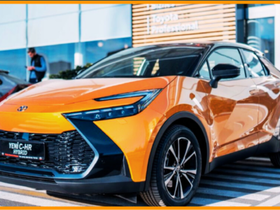 2024 Toyota C-HR 4.0 Litres 6 Cylinders Petrol Engine Orange Black Crossover GCC Specs