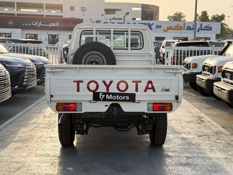 2025 Toyota Land Cruiser SC 4.2 Litres 6 Cylinders Diesel Engine White Grey Pickup Truck MT