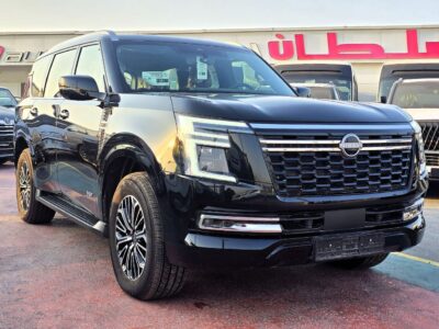2026 Nissan Patrol LE Titanium 3.5 Litres Twin Turbo 6 Cylinders Petrol Engine Black Red SUV