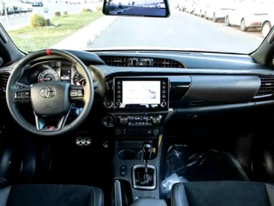 2026 Toyota Hilux GR Sport 4.0 Litres 6 Cylinders Petrol Engine White Black Pickup Truck GCC Spec