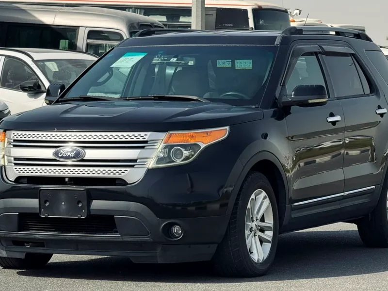 2012 Ford Explorer XLT 3.5L Ti-VCT V6 Petrol Engine Automatic Black Beige SUV Japanese Specs