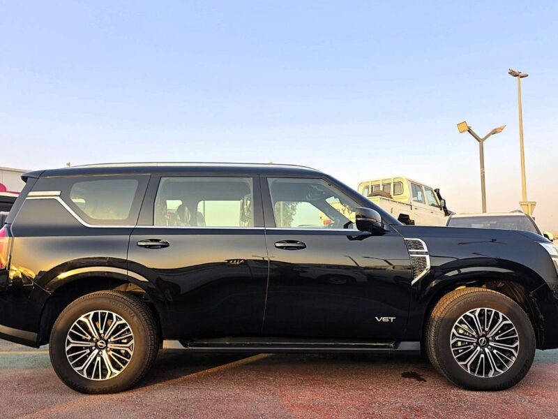 2026 Nissan Patrol LE Titanium 3.5 Litres Twin Turbo 6 Cylinders Petrol Engine Black Red SUV