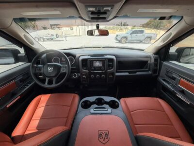 2021 Dodge RAM 1500 HEMI 5.7 Litres 8 Cylinders Petrol Engine Silver Orange Pickup Truck US Specs