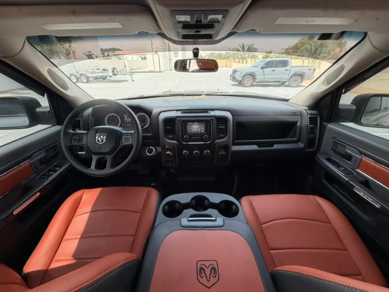 2021 Dodge RAM 1500 HEMI 5.7 Litres 8 Cylinders Petrol Engine Silver Orange Pickup Truck US Specs