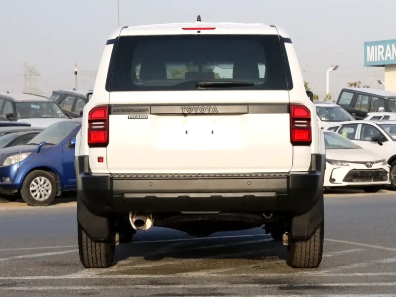 2025 Toyota Prado 4 Cylinders Petrol Engine White Black SUV GCC Specs Automatic