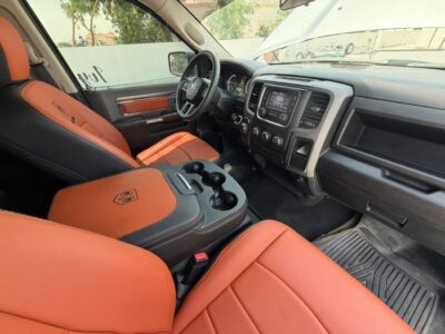 2021 Dodge RAM 1500 HEMI 5.7 Litres 8 Cylinders Petrol Engine Silver Orange Pickup Truck US Specs
