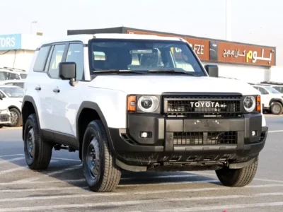 2025 Toyota Prado Off Road 4 Cylinders Petrol Engine White Black SUV GCC Specs Automatic