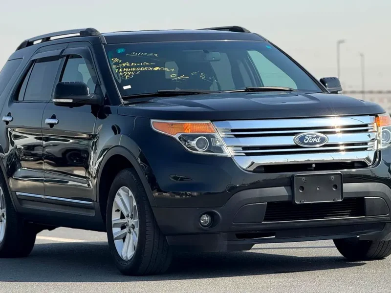 2012 Ford Explorer XLT 3.5 Litres Ti-VCT V6 Petrol Engine Black SUV Japanese Specs Automatic