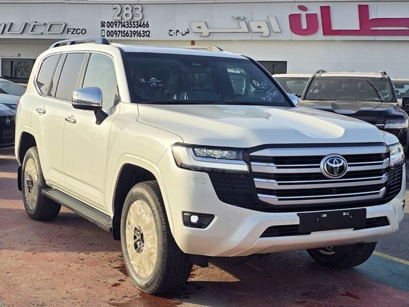 2026 Toyota Land Cruiser VX 3.5 Litres Twin-Turbo V6 Petrol Engine White Black SUV Automatic