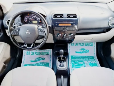 2019 Mitsubishi Attrage GLX 1.2 Litres 3-Cylinder Petrol Engine White Grey Sedan GCC Specs