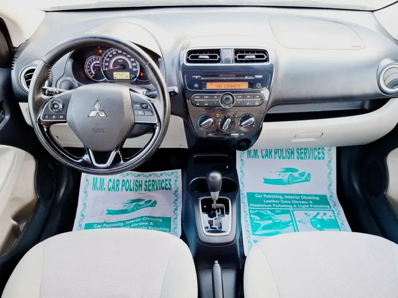 2019 Mitsubishi Attrage GLX 1.2 Litres 3-Cylinder Petrol Engine White Grey Sedan GCC Specs