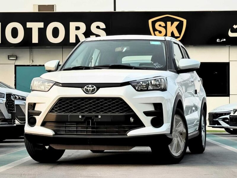 2026 Toyota Raize E 1.2 Litres PETROL V4 Engine STANDARD OPTION White Black SUV GCC Specs