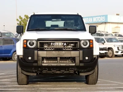 2025 Toyota Prado Off Road 4 Cylinders Petrol Engine White Black SUV GCC Specs Automatic