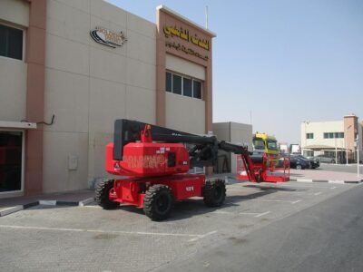 2024 Hered HA21JE Electric Articulating Boom Lift Red Electric