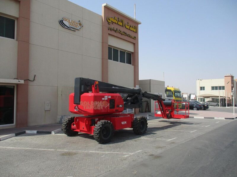 2024 Hered HA21JE Electric Articulating Boom Lift Red Electric