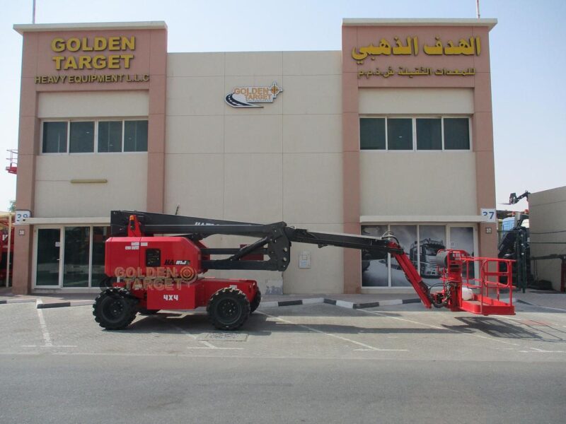 2024 Hered HA21JE Electric Articulating Boom Lift Red Electric