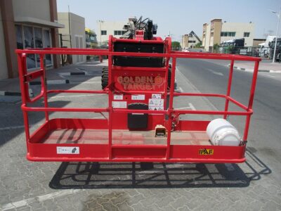 2024 Hered HA21JE Electric Articulating Boom Lift Red Electric