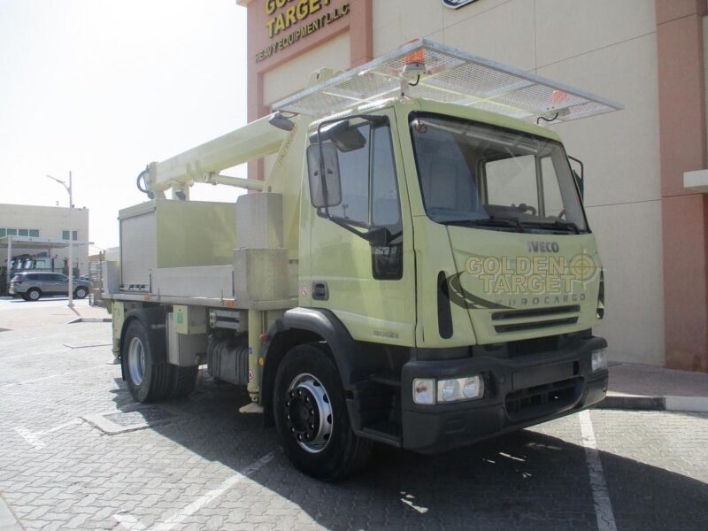 IVECO Euro Cargo 180E28 4x2 PALFINGER P180 Manlift 2012 6 Cylinder Yellow Manual