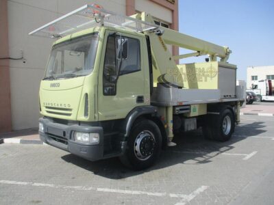 IVECO Euro Cargo 180E28 4x2 PALFINGER P180 Manlift 2012 6 Cylinder Yellow Manual