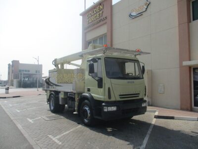 2012 IVECO EuroCargo 180E28 4x2 PALFINGER P180 Manlift 6 Cylinder Yellow