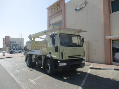 2012 IVECO Euro Cargo 180E28 4x2 PALFINGER P180 Manlift 6 Cylinder Yellow Manual