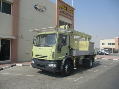 2012 IVECO EuroCargo 180E28 4x2 PALFINGER P180 Manlift 6 Cylinder Yellow