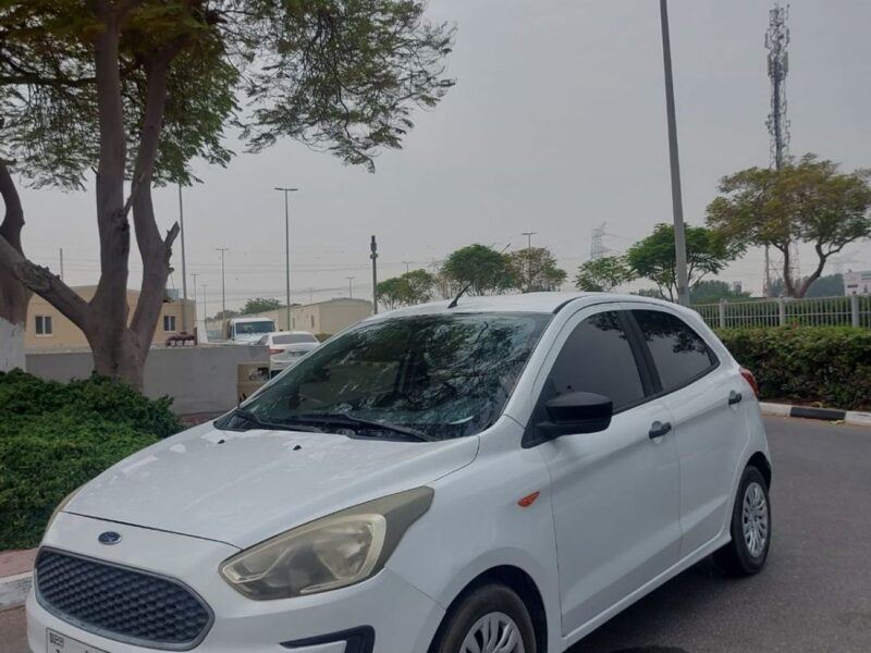 2019 Ford Figo Ambiente 1.5 Litres 4 Cylinders Petrol Engine White Black Hatchback GCC Specs