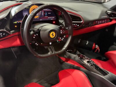 2023 Ferrari 296 GTB 3.0 Litres 6 Cylinders Plug-in Hybrid Engine Black Red Coupe GCC Specs