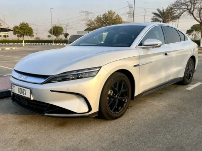 2025 BYD HAN Flagship Edition 4 Cylinders Plug-in Hybrid Engine Silver Brown Sedan GCC Specs