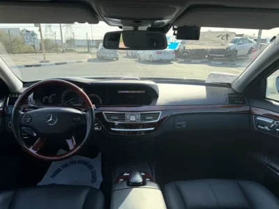2008 Mercedes-Benz S-Class S 550 AMG 8 Cylinders Petrol Engine White Black Sedan Clean Title