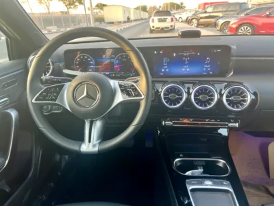2025 Mercedes-Benz A-Class A 220 4 Cylinders Petrol Engine White Black Sedan Korean Specs Automatic