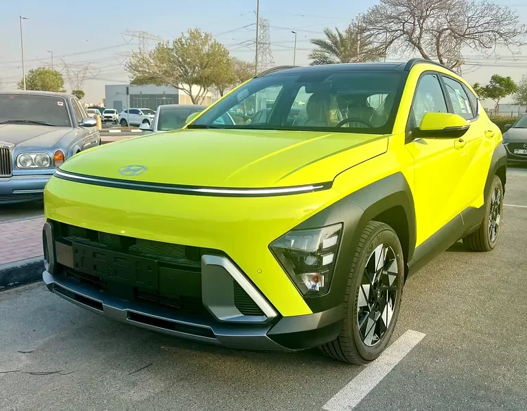 2026 Hyundai Kona Comfort 4 Cylinders Petrol Engine Green White SUV GCC Specs Automatic
