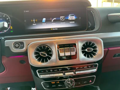 2022 Mercedes-Benz G-Class G 63 AMG 4.0L V8 Biturbo Petrol Engine White Red SUV Japanese Specs