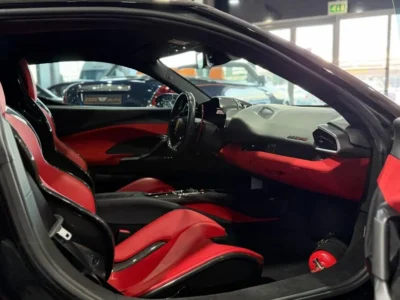 2023 Ferrari 296 GTB 3.0 Litres 6 Cylinders Plug-in Hybrid Engine Black Red Coupe GCC Specs