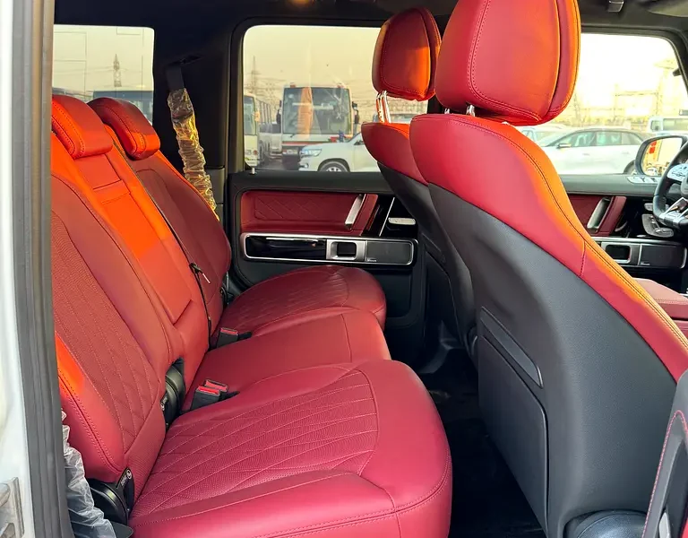2022 Mercedes-Benz G-Class G 63 AMG 4.0L V8 Biturbo Petrol Engine White Red SUV Japanese Specs