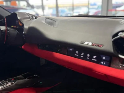 2023 Ferrari 296 GTB 3.0 Litres 6 Cylinders Plug-in Hybrid Engine Black Red Coupe GCC Specs