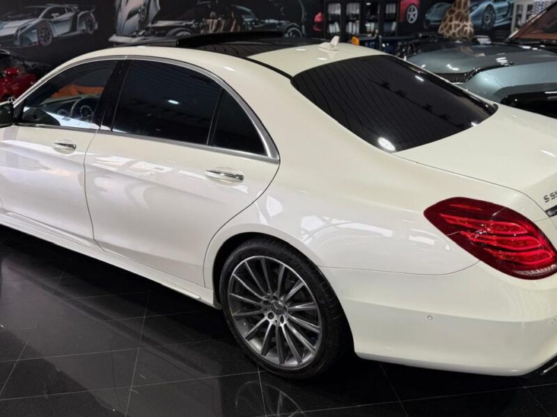 2015 Mercedes-Benz S 550 5.5 Litres Twin-Turbo V8 Petrol Engine White Black Sedan Japanese Specs