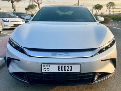 2025 BYD HAN Flagship Edition 4 Cylinders Plug-in Hybrid Engine Silver Brown Sedan GCC Specs