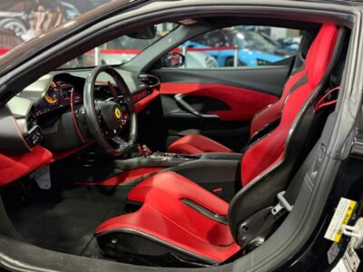 2023 Ferrari 296 GTB 3.0 Litres 6 Cylinders Plug-in Hybrid Engine Black Red Coupe GCC Specs