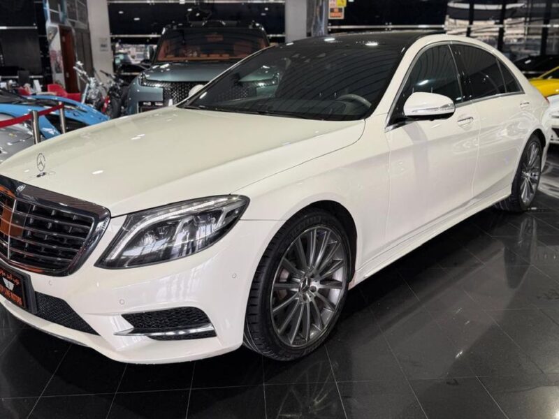 2015 Mercedes-Benz S 550 5.5 Litres Twin-Turbo V8 Petrol Engine White Black Sedan Japanese Specs