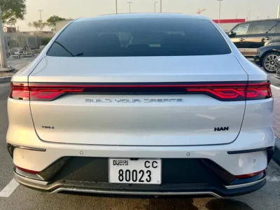 2025 BYD HAN Flagship Edition 4 Cylinders Plug-in Hybrid Engine Silver Brown Sedan GCC Specs